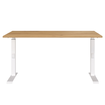 Pracovný stôl LISSABON 2 biela/dub navarra, šírka 140 cm 4