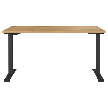 Pracovný stôl LISSABON čierna/dub navarra, šírka 140 cm 1