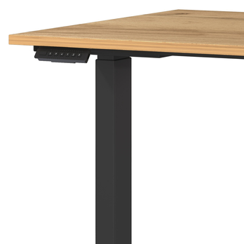 Pracovný stôl LISSABON čierna/dub navarra, šírka 140 cm 2