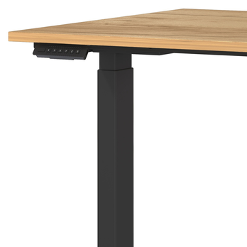 Pracovný stôl LISSABON čierna/dub navarra, šírka 180 cm 2