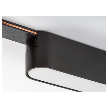 Stropné svietidlo pre koľajnicový systém LITRACK LINE 70100 čierna, LED, 6 W, teplá biela 6