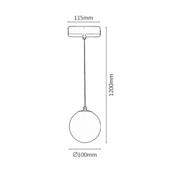 Závesné svietidlo pre koľajnicový systém LITRACK LINE 70120 biela/čierna, LED, 5 W, neutrálna biela 4