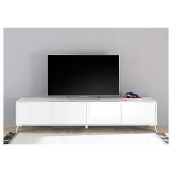 TV komoda LIVING 5 biela lesklá 1