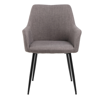 Jedálenská stolička LIZZY sivohnedá/čierna 2