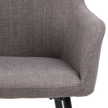 Jedálenská stolička LIZZY sivohnedá/čierna 7