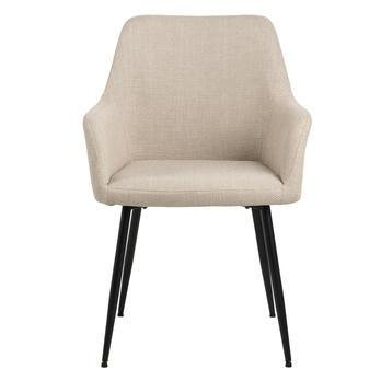 Jedálenská stolička LIZZY béžová/čierna 2