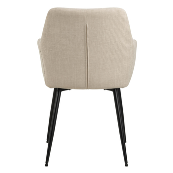 Jedálenská stolička LIZZY béžová/čierna 5