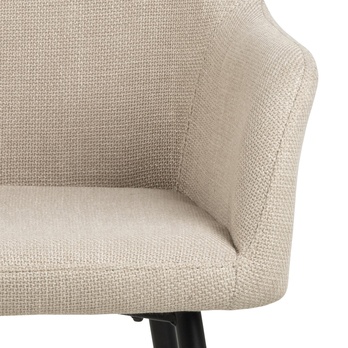 Jedálenská stolička LIZZY béžová/čierna 7