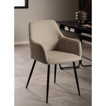 Jedálenská stolička LIZZY béžová/čierna 9