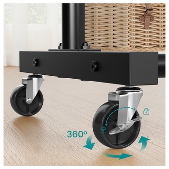 Stojan na šaty LOCKA čierna 2