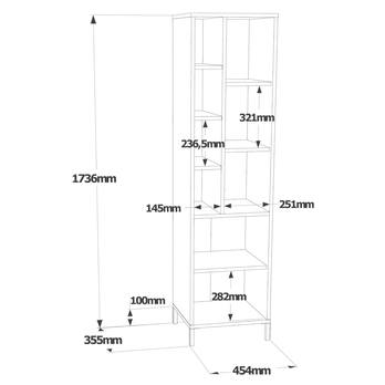 Kúpeľňová skrinka LOCO 2 biela 2