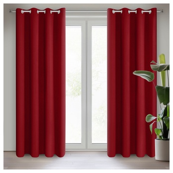 Záves LOGAN červená 2