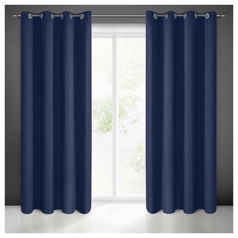 Záves LOGAN tmavomodrá 2