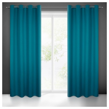 Záves LOGAN modrá 2