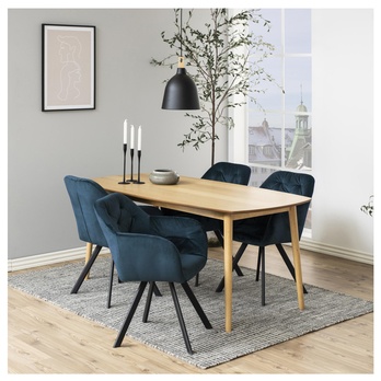 Jedálenská stolička LOLA tmavomodrá 1