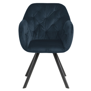 Jedálenská stolička LOLA tmavomodrá 2