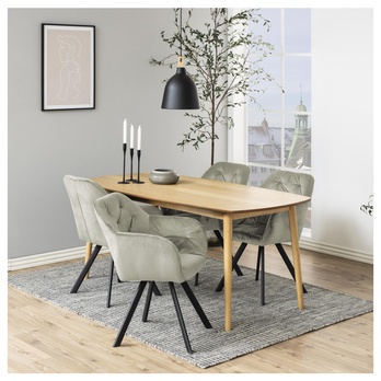 Jedálenská stolička LOLA piesková 1