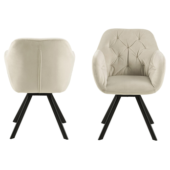 Jedálenská stolička LOLA piesková 2