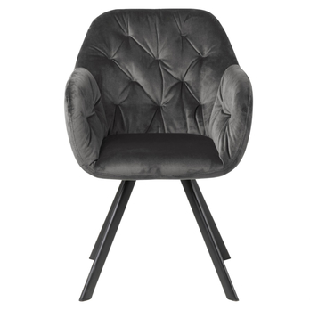 Jedálenská stolička LOLA tmavosivá 2