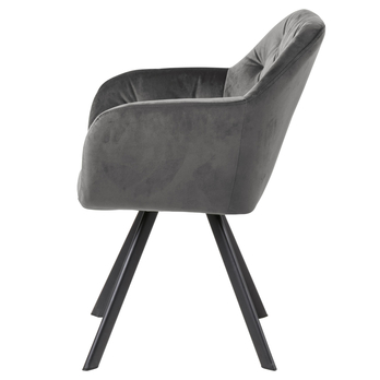 Jedálenská stolička LOLA tmavosivá 3