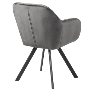 Jedálenská stolička LOLA tmavosivá 5