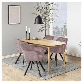 Jedálenská stolička LOLA staroružová 1