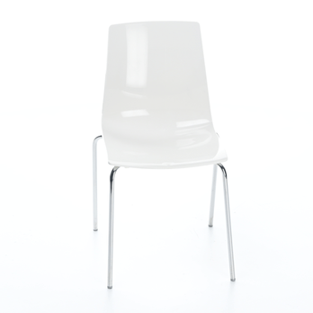 Jedálenská stolička LOLLIPOP biela 1