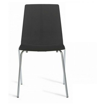 Jedálenská stolička LOLLIPOP čierna 1