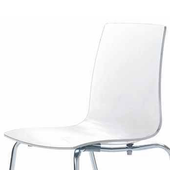 Jedálenská stolička LOLLIPOP biela 3