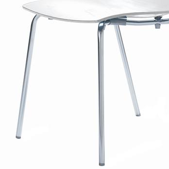 Jedálenská stolička LOLLIPOP biela 4