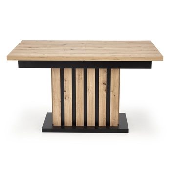 Jedálenský stôl LOMILLU 160 dub artisan/čierna 3