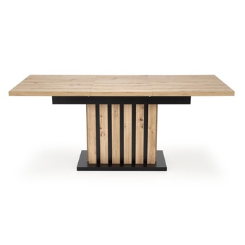 Jedálenský stôl LOMILLU 160 dub artisan/čierna 4