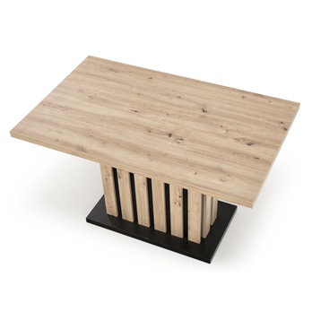 Jedálenský stôl LOMILLU dub artisan/čierna 5