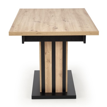 Jedálenský stôl LOMILLU dub artisan/čierna 6