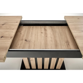 Jedálenský stôl LOMILLU dub artisan/čierna 9