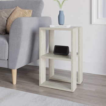 Nočný stolík LONIE travertín 1