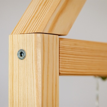 Domčeková poschodová posteľ LOPA borovica, 90x200 cm 2