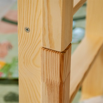 Domčeková poschodová posteľ LOPA borovica, 90x200 cm 10