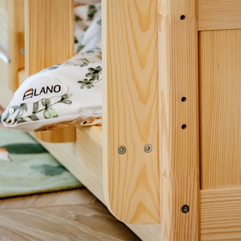 Domčeková poschodová posteľ LOPA borovica, 80x190 cm 5