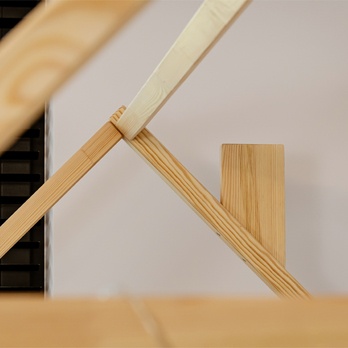 Domčeková poschodová posteľ LOPA borovica, 90x190 cm 4