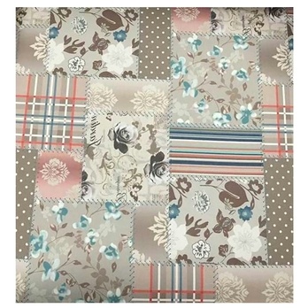 Taburet LORD viacfarebná, patchwork 1