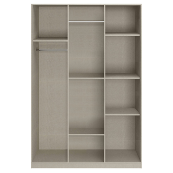 Šatníková skriňa LORELEI I dub sonoma/alpská biela, šírka 136 cm 2