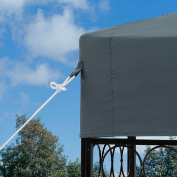 Záhradný altán LORGA antracitová 5