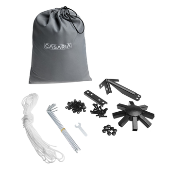 Záhradný altán LORGA antracitová 9