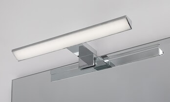 Kúpeľňové nástenné LED svietidlo LORIC strieborná, šírka 30 cm 1