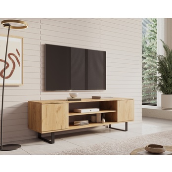 TV stolík  LORRI dub craft, šírka 155 cm 1