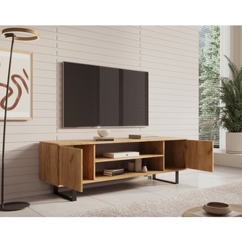 TV stolík  LORRI dub craft, šírka 155 cm 2