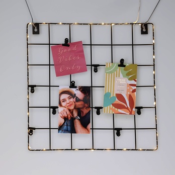 Nástenka na fotografie  LOTTIE čierna 1