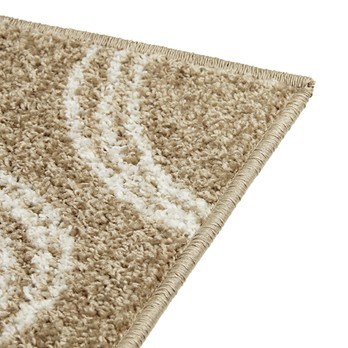 Koberec LOTTO 11 béžová s kruhovými vzormi, 67x120 cm 2