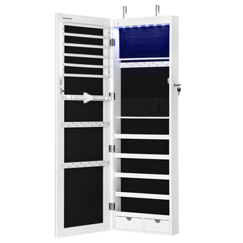 Závesná šperkovnica LOVA I biela 2